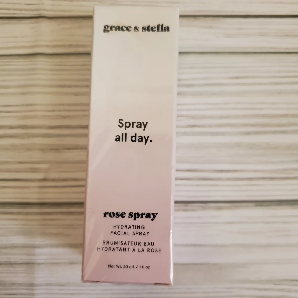 grace stella spray all day rose spray 1 fl oz New hydrating facial spray new in